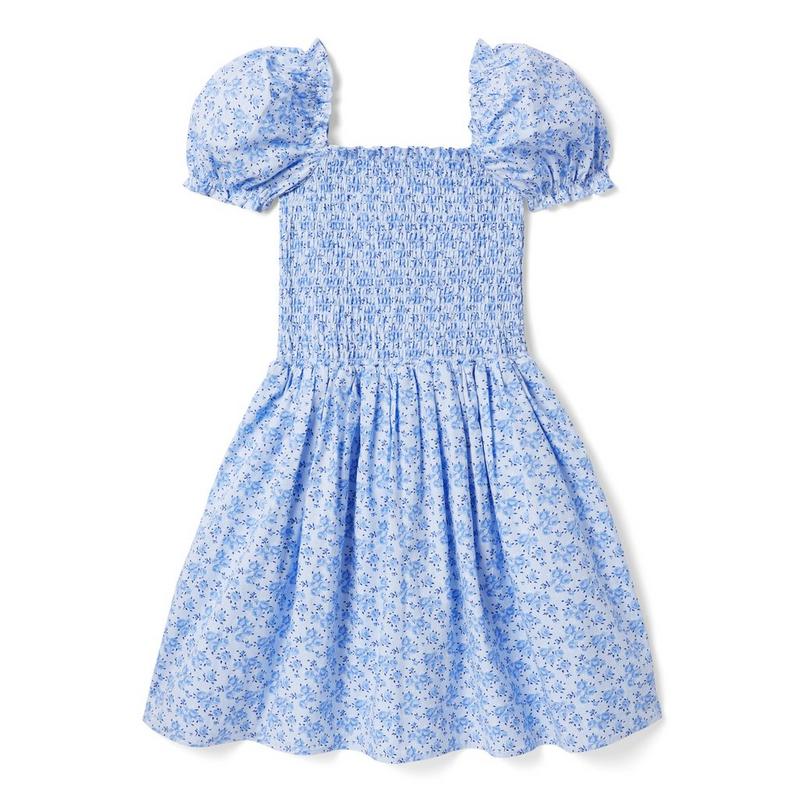 The Grace Floral Smocked Puff Sleeve Dress - Janie And Jack